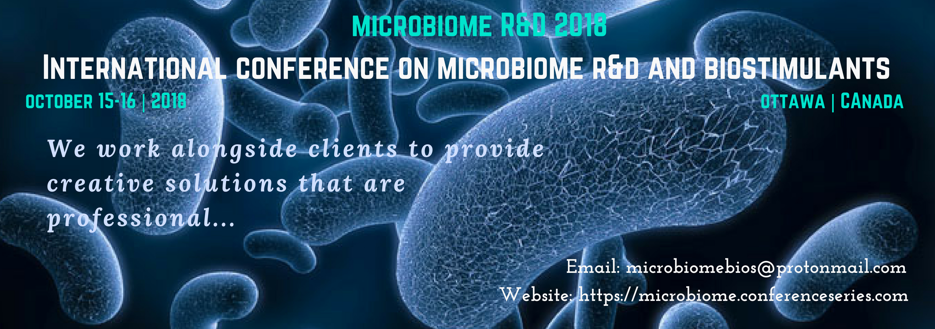 International conference on Microbiome R&D and Biostimulants
